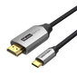 Vention CRBBF, USB-C - HDMI, 1 m hinta ja tiedot | Kaapelit ja adapterit | hobbyhall.fi