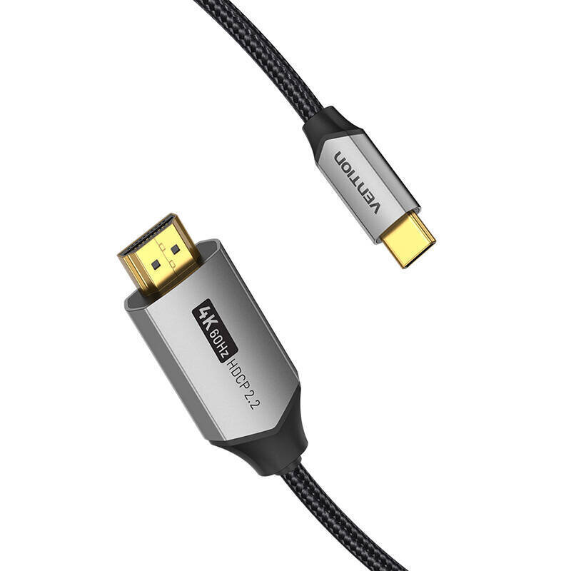 Vention CRBBH, USB-C - HDMI, 2 m hinta ja tiedot | Kaapelit ja adapterit | hobbyhall.fi