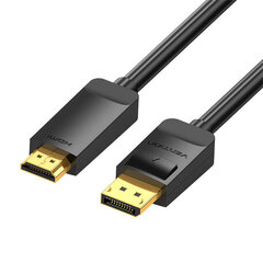 Vention HAGBI, DisplayPort - HDMI, 3 m hinta ja tiedot | Kaapelit ja adapterit | hobbyhall.fi