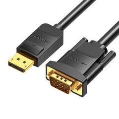 Vention HBLBG, DisplayPort - VGA, 1,5 m hinta ja tiedot | VENTION Televisiot ja lisätarvikkeet | hobbyhall.fi