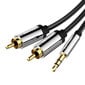 Vention BCFBI, 3.5mm Male to 2x RCA Male, 3m hinta ja tiedot | Kaapelit ja adapterit | hobbyhall.fi