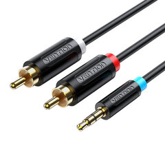 Vention BCLBH, 3.5mm Male to 2x Male RCA, 2m hinta ja tiedot | Kaapelit ja adapterit | hobbyhall.fi