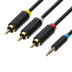 Vention 3.5mm/3xRCA, 2 m hinta ja tiedot | Kaapelit ja adapterit | hobbyhall.fi