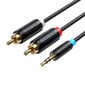 Vention 3.5mm/2xRCA, 5 m hinta ja tiedot | Kaapelit ja adapterit | hobbyhall.fi