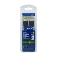 HDMI-kaapeli SINOX SXV1261, 1,0 m hinta ja tiedot | Sinox Kodinkoneet ja kodinelektroniikka | hobbyhall.fi