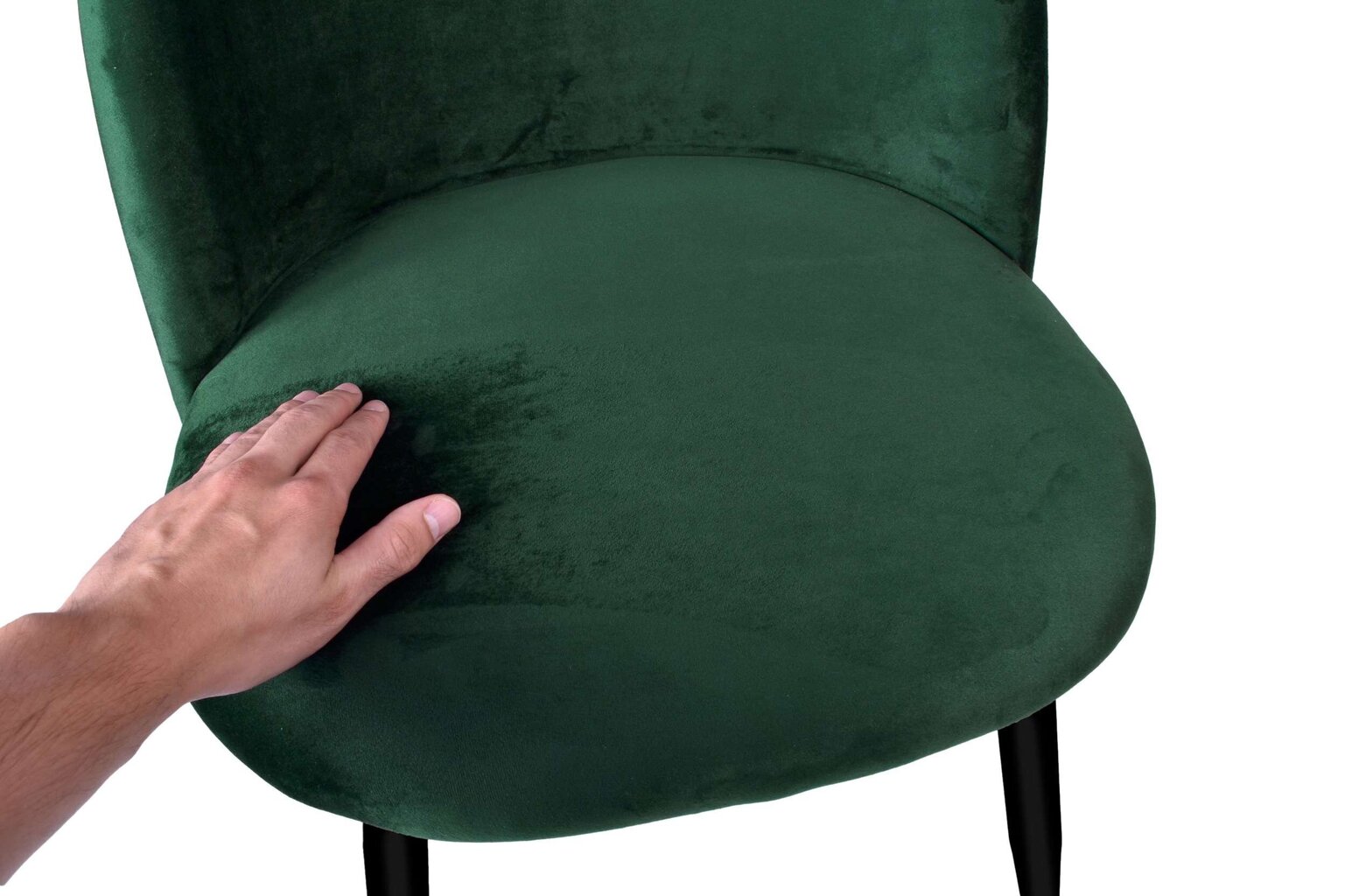 SOUL VELVET verhoiltu tuoli vihreä hinta ja tiedot | Ruokapöydän tuolit | hobbyhall.fi