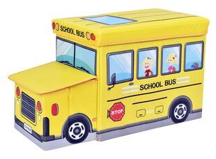 Lelulaatikko Bus, keltainen hinta ja tiedot | Säilytyslaatikot ja -korit | hobbyhall.fi