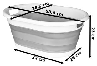 Kokoontaitettava kylpyamme, Compact, 25L hinta ja tiedot | Kylpyhuoneen sisustus | hobbyhall.fi