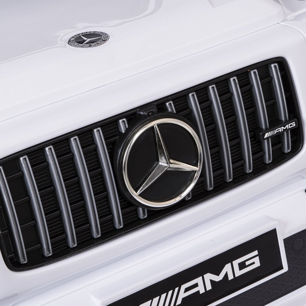 MERCEDES AMG G63 sähköauto lapsille, valkoinen hinta ja tiedot | Lasten sähköautot | hobbyhall.fi