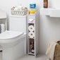 Seisova kylpyhuonekaappi IBIZA valkoinen hinta ja tiedot | Kylpyhuoneen sisustus | hobbyhall.fi