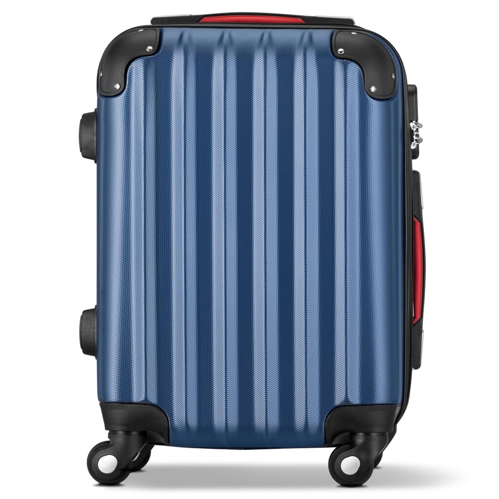 MADERA 3in1 pyörillä varustettu matkalaukkusetti, tummansininen hinta ja tiedot | Matkalaukut ja -kassit | hobbyhall.fi