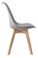 Moderni tuoli, Nantes, harmaa hinta ja tiedot | Ruokapöydän tuolit | hobbyhall.fi