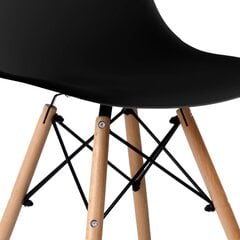Moderni musta tuoli hinta ja tiedot | Ruokapöydän tuolit | hobbyhall.fi