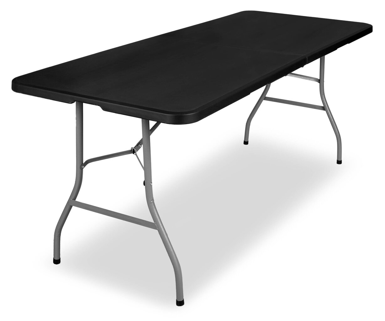 Kokoontaitettava pöytä 80 cm musta hinta ja tiedot | Puutarhapöydät | hobbyhall.fi