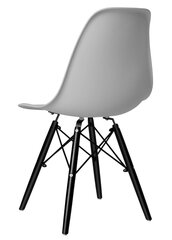 Paris Black DSW moderni tuoli harmaa hinta ja tiedot | Ruokapöydän tuolit | hobbyhall.fi