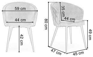 HAMPTON Nalle-tuoli, grafiittiä hinta ja tiedot | Toimistotuolit | hobbyhall.fi