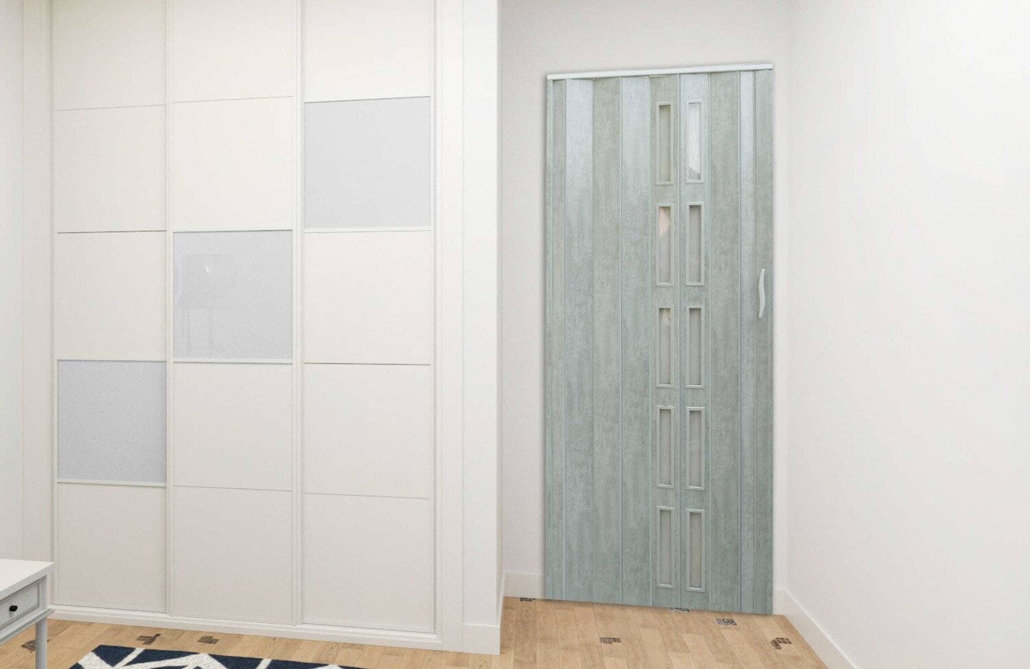Taittuva ovi, 005S BETON MAT, 80 cm, harmaa hinta ja tiedot | Sisäovet | hobbyhall.fi