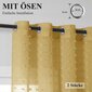 Läpinäkyvät verhot olohuoneeseen Joywell, 2 kpl, 260 x 140 cm, beige hinta ja tiedot | Verhot | hobbyhall.fi