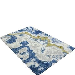 Liukumaton matto LINROMIA, 60 x 90 cm, sininen/harmaa hinta ja tiedot | Isot matot | hobbyhall.fi