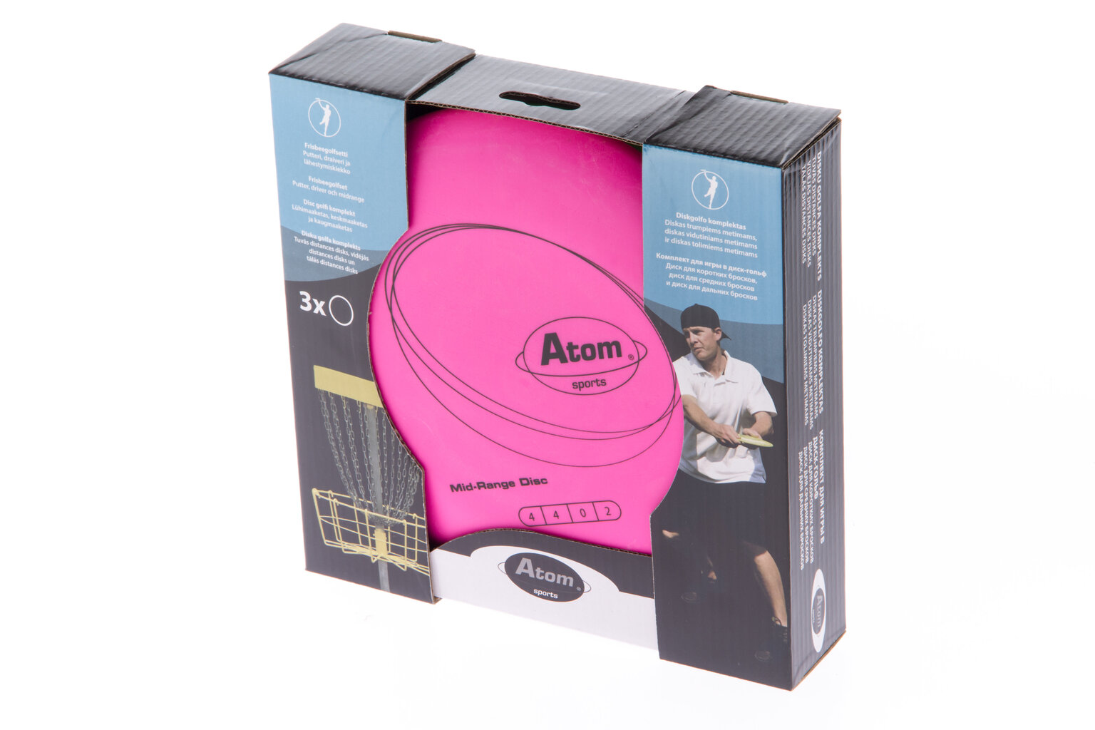 Frisbee setti Atomi sports hinta ja tiedot | Pihapelit ja ulkopelit | hobbyhall.fi