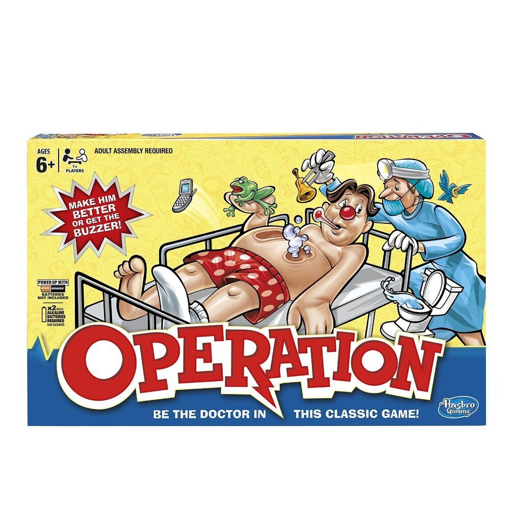 HASBRO Peli Operation -kirurgi hinta ja tiedot | Lautapelit ja älypelit | hobbyhall.fi