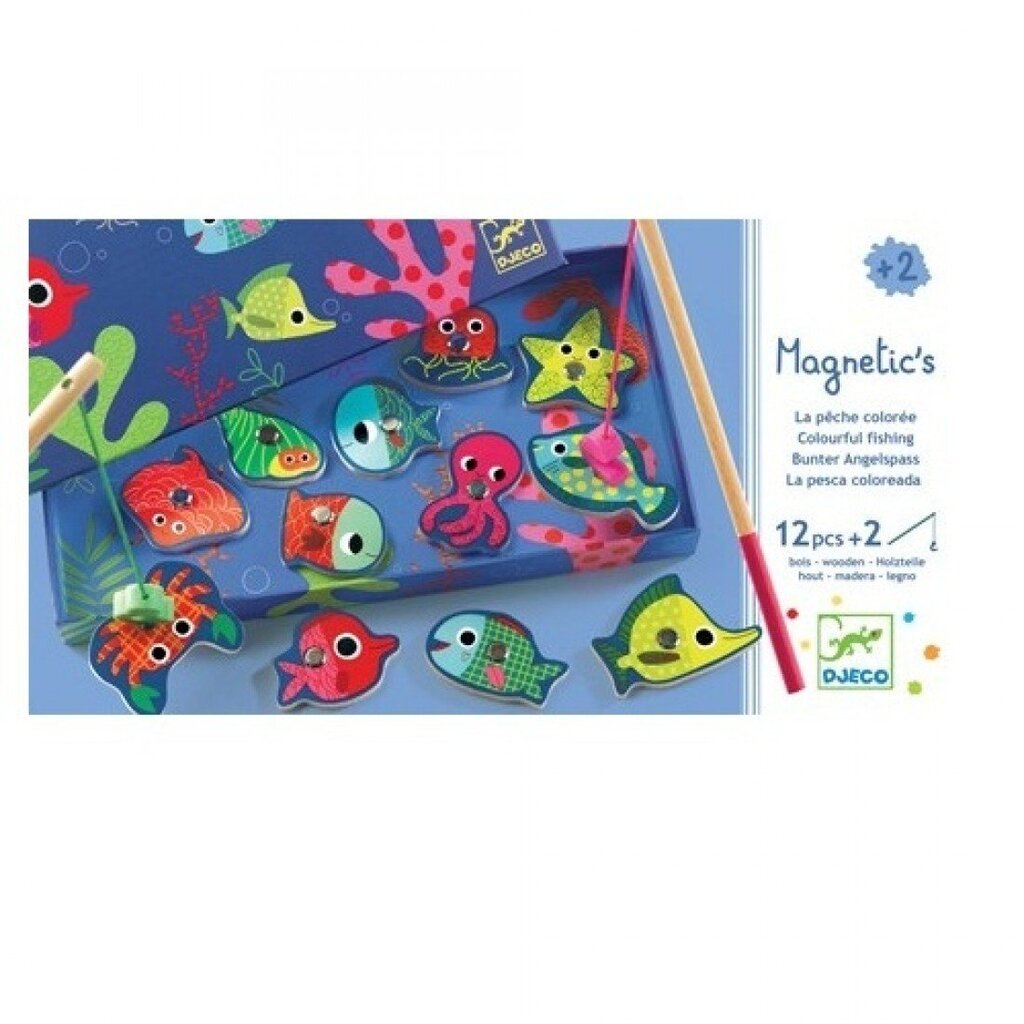 Magneettinen peli Djeco Fishing, DJ01653 hinta ja tiedot | Lautapelit ja älypelit | hobbyhall.fi