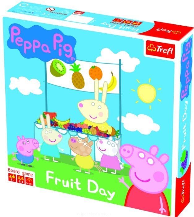 Lautapeli Trefl Pipsa Possu "Fruit Day" hinta ja tiedot | Lautapelit ja älypelit | hobbyhall.fi