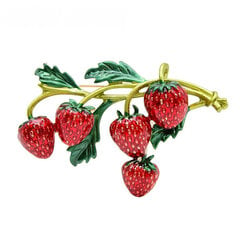 Rintaneula Forest strawberry hinta ja tiedot | Rintakorut | hobbyhall.fi