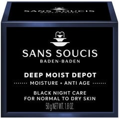 Sans Soucis Moisture Deep Moist Depot Sleeping kosteuttava yövoide, 50 ml hinta ja tiedot | Kasvovoiteet | hobbyhall.fi