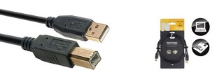 Datakaapeli Stagg USB-A/m - USB-B/m, 1,5 m hinta ja tiedot | Kaapelit ja adapterit | hobbyhall.fi