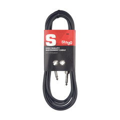 Stagg 2 x 6.35mm Jack TS 10m hinta ja tiedot | Kaapelit ja adapterit | hobbyhall.fi