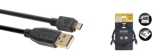 Datakaapeli Stagg USB-A/M - micro USB-A/M 1,5m hinta ja tiedot | Kaapelit ja adapterit | hobbyhall.fi