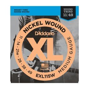 Sähkökitaran kielet D'Addario EXL115W .011 hinta ja tiedot | Soittimien lisätarvikkeet | hobbyhall.fi