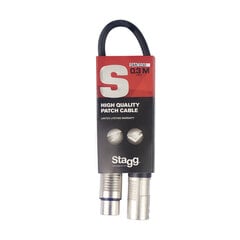 Audiokaapeli Stagg SMC030, 30 cm hinta ja tiedot | Kaapelit ja adapterit | hobbyhall.fi