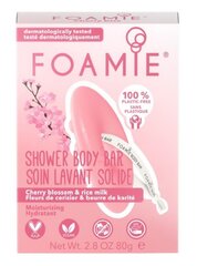 Puhdistava ja ravitseva kiinteä vartalosaippua Foamie 2in1 Body Bar Cherry Kiss hinta ja tiedot | Foamie Hajuvedet ja kosmetiikka | hobbyhall.fi