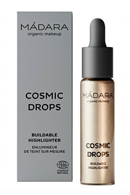 Higlihter Madara Organic Cosmic Drops Buildable Naked Chromosphere, 13,5 ml hinta ja tiedot | Aurinkopuuterit ja poskipunat | hobbyhall.fi