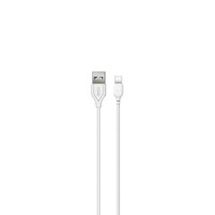 XO cable NB103 USB - USB-C 2,0 m 2,1A valkoinen hinta ja tiedot | Kaapelit ja adapterit | hobbyhall.fi
