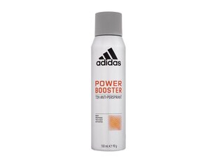 Miesten suihkedeodorantti Adidas Power Booster 72h, 150 ml hinta ja tiedot | Deodorantit | hobbyhall.fi