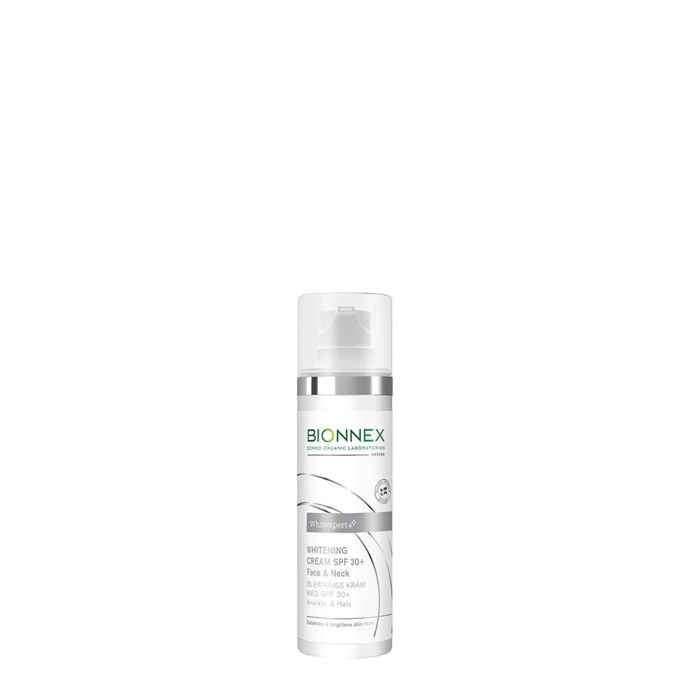 Anti-pigmenttivoide kasvoille ja kaulalle SPF 30+ Bionnex Whitexpert, 30 ml hinta ja tiedot | Kasvovoiteet | hobbyhall.fi