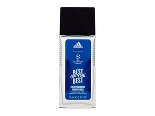 Spray deodorantti Adidas Uefa Champions League Best Of The Best, 75 ml hinta ja tiedot | Deodorantit | hobbyhall.fi