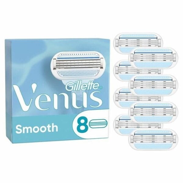 Parranajoterät Gillette Venus Smooth, 8 kpl