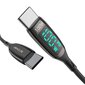 Blitzwolf BW-TC23 USB-C cable to USB-C, 100W 1.8m (black) hinta ja tiedot | Kaapelit ja adapterit | hobbyhall.fi