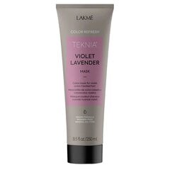 Hiusnaamio Lakmé Teknia Color Purple Lavender (250 ml) hinta ja tiedot | Hiusnaamiot, öljyt ja seerumit | hobbyhall.fi