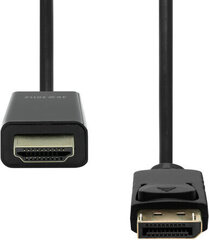 Fujtech DisplayPort/HDMI, 5 m hinta ja tiedot | Fuj:tech Kodinkoneet ja kodinelektroniikka | hobbyhall.fi