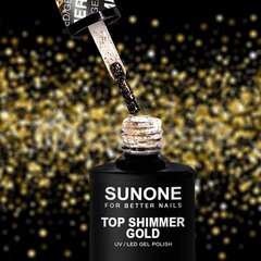 Geelilakka ylägeeli Sunone Top Shimmer Gold, 5 g hinta ja tiedot | Sunone Hajuvedet ja kosmetiikka | hobbyhall.fi