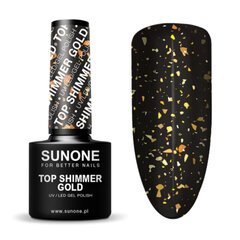 Geelilakka ylägeeli Sunone Top Shimmer Gold, 5 g hinta ja tiedot | Sunone Meikit | hobbyhall.fi