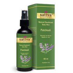 Deodorantti Sattva Ayurveda Patchouli, 80 ml hinta ja tiedot | Deodorantit | hobbyhall.fi