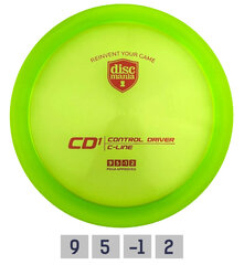 Frisbeegolfkiekko Discmania Distance Driver C-Line CD1, vihreä hinta ja tiedot | Frisbeegolf | hobbyhall.fi