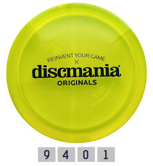 Frisbeekiekko Discmania Fairway Driver C-Line FD3 Originals Barstamp, keltainen hinta ja tiedot | Discmania Urheilu ja vapaa-aika | hobbyhall.fi