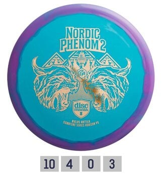 Frisbeegolfkiekko Discmania Distance Driver S-Line PD Nordic Phenom 2, sininen hinta ja tiedot | Frisbeegolf | hobbyhall.fi